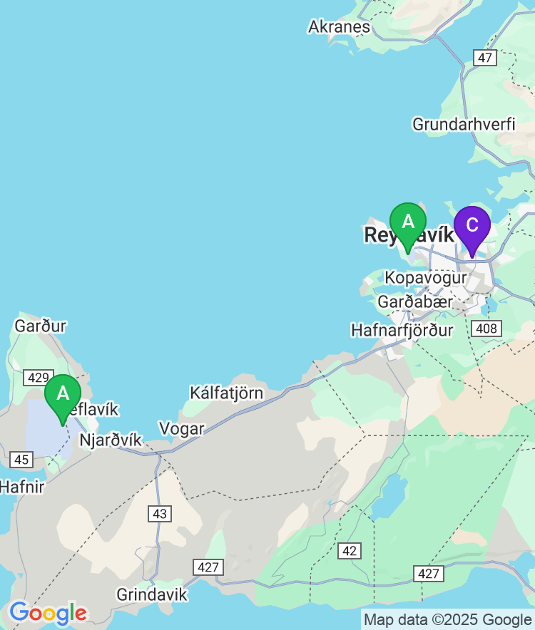 Reykjavik Available Airport Options